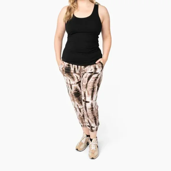 Miami Print Jogger Harem Pant Unisex Skateboard Yoga Travel Drawstring Smoke - Picture 3 of 8